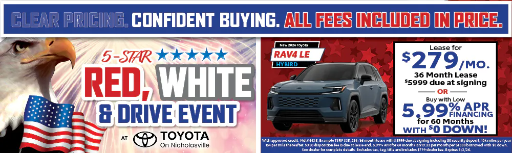 2026 RAV4 LE Hybrid | Toyota on Nicholasville