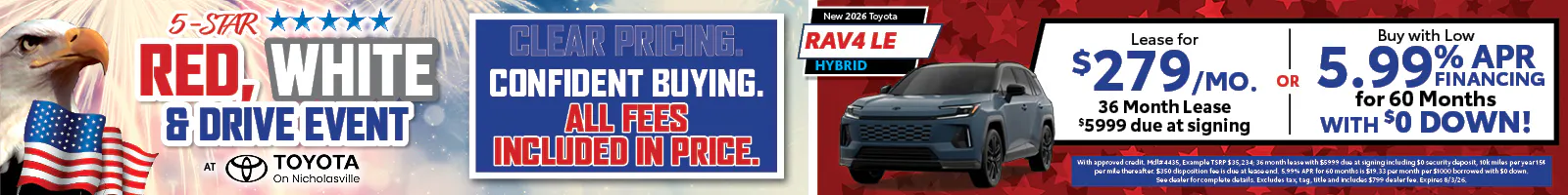 2026 RAV4 LE Hybrid