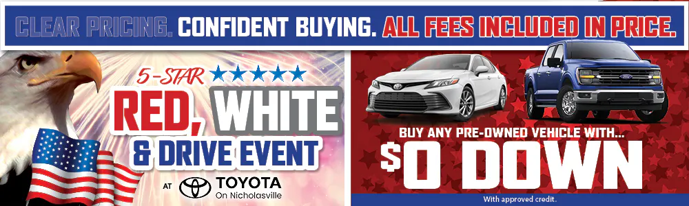 4th of July $0 Down | Toyota on Nicholasville