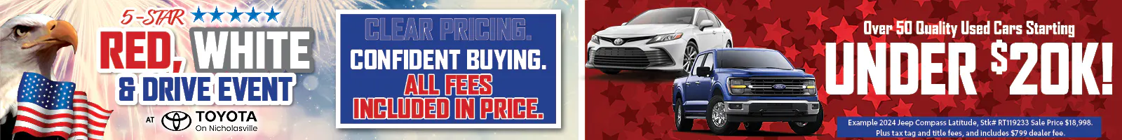 4th of July under 20k | Toyota on Nicholasville