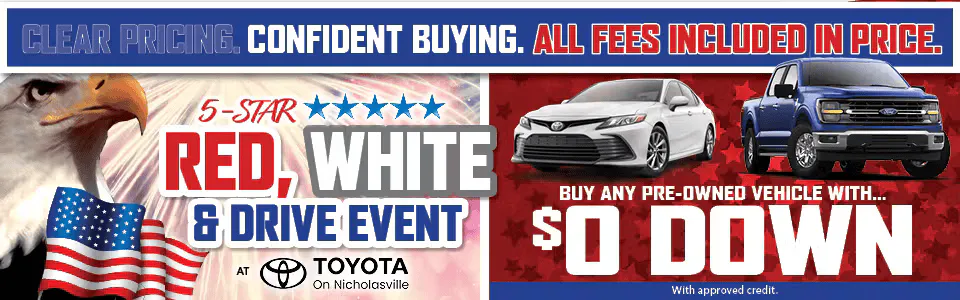 Toyota on Nicholasville July Used Car Offer 1