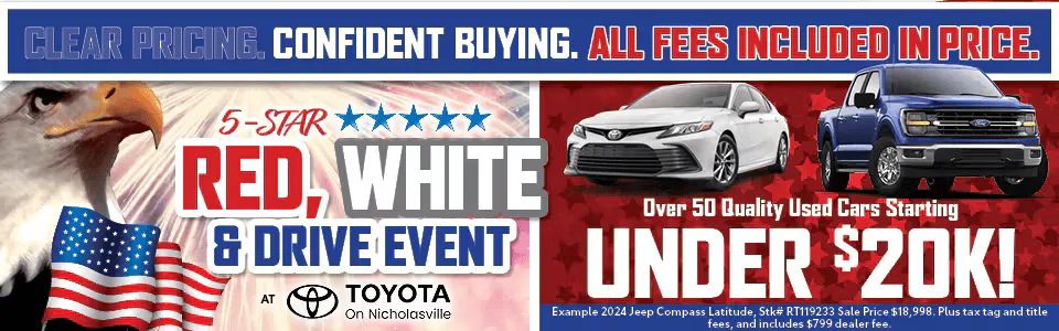 Toyota on Nicholasville July Used Car Offer 2