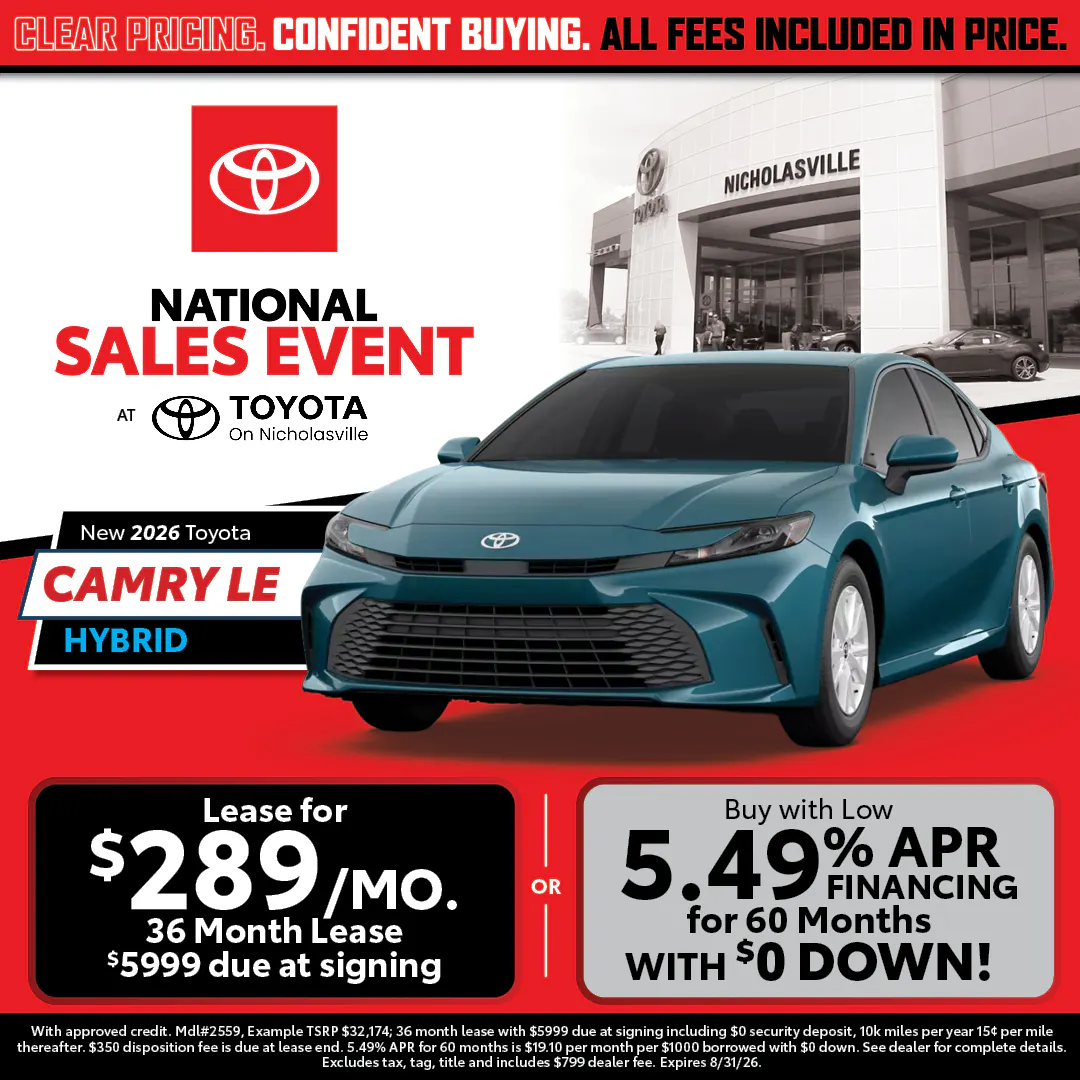 2026 Toyota CAMRY LE | Toyota on Nicholasville