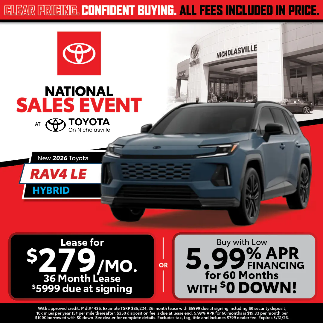 2026 Toyota RAV4 | Toyota on Nicholasville