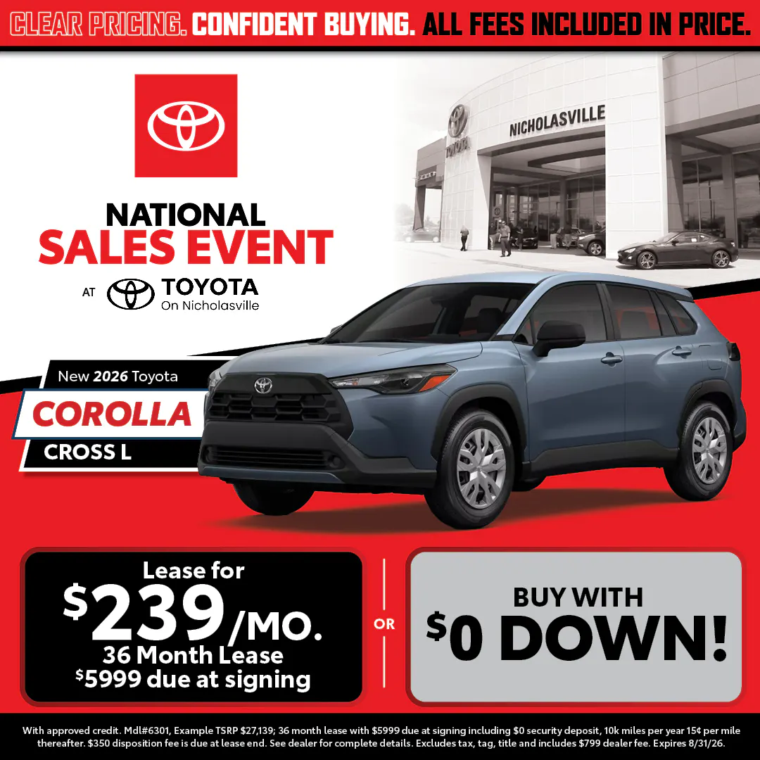 2026 Toyota Corolla Cross L | Toyota on Nicholasville