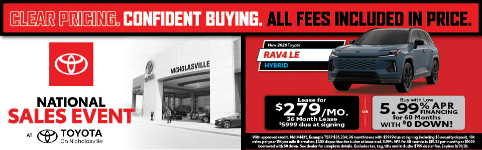 2026 Toyota RAV4 | Toyota on Nicholasville