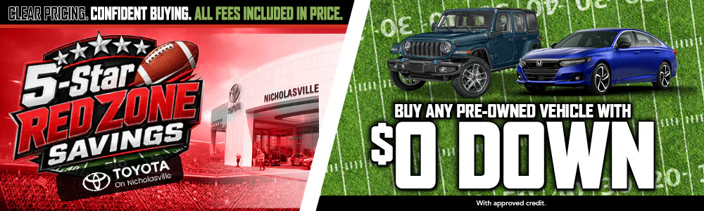 Toyota on Nicholasville Labor Day Used Car Offer 2