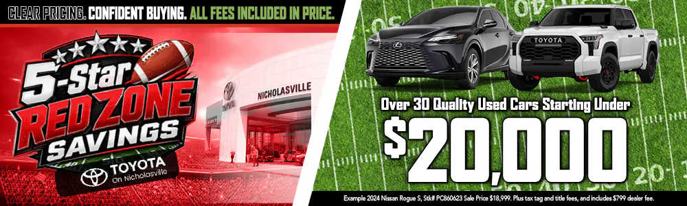 Toyota on Nicholasville Labor Day Used Car Offer Used Car Offer 1