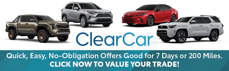 Clear Car Banner | Toyota on Nicholasville