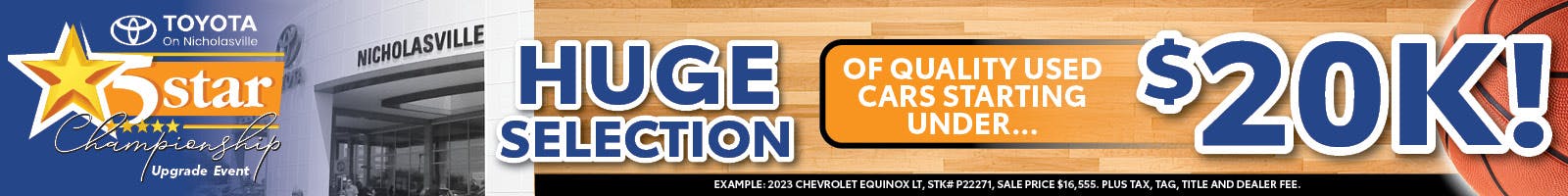 Under 20K | Toyota on Nicholasville