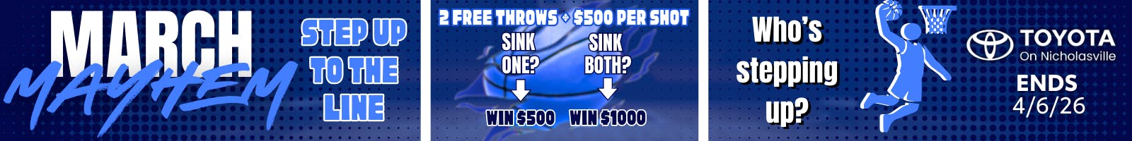 2 free throws | Toyota on Nicholasville