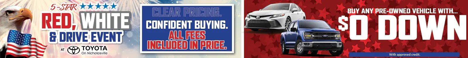 4th of July $0 Down | Toyota on Nicholasville