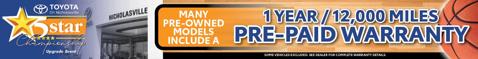 Pre-paid warranty | Toyota on Nicholasville