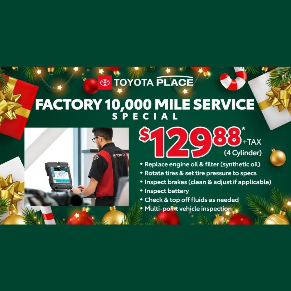 Factory 10,000 Mile Service Special | Toyota Place