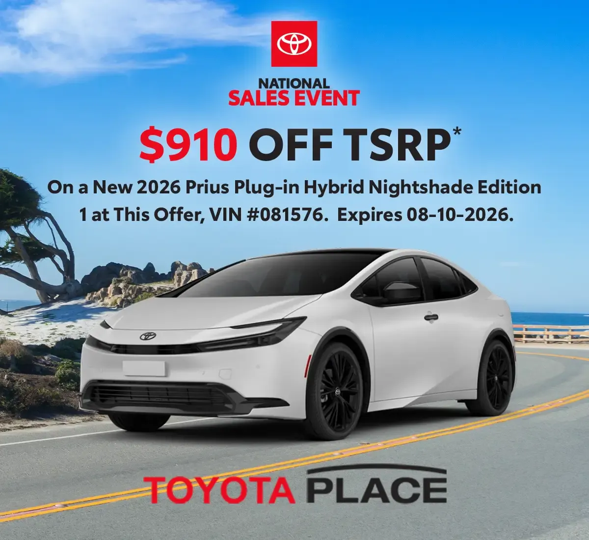 2026 Toyota Prius Plug-in Hybrid Nightshade Edition | Toyota Place