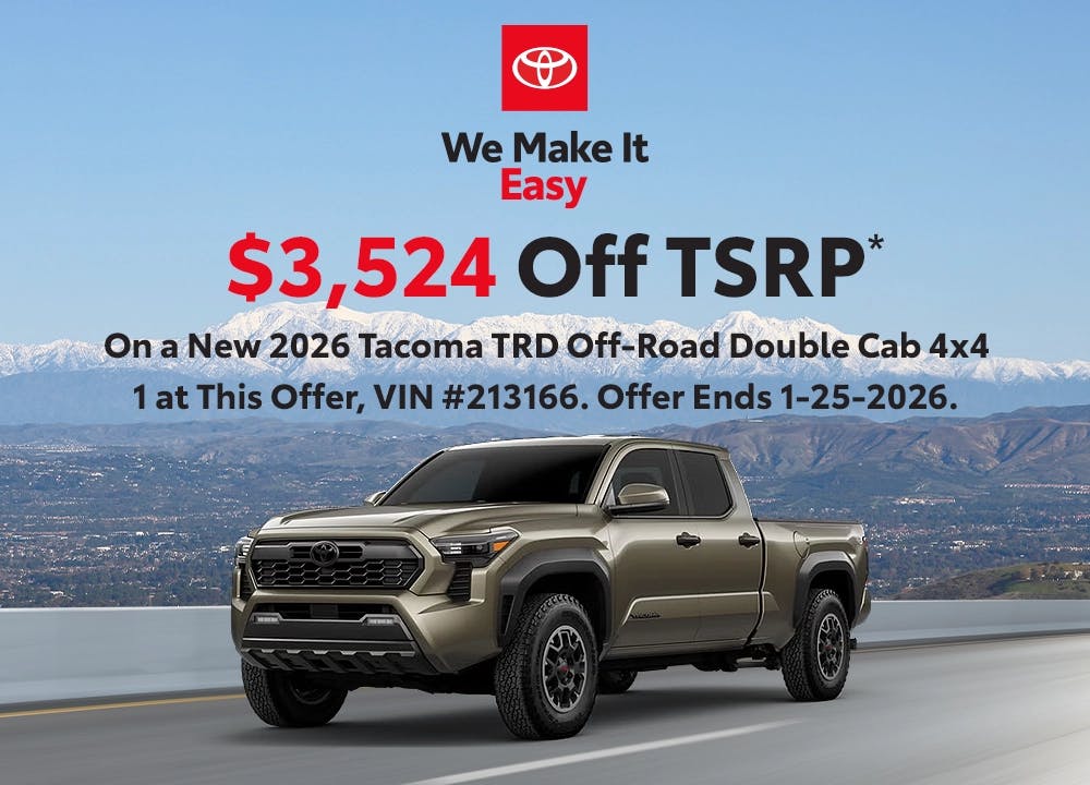 2026 Toyota Tacoma TRD Off-Road Double Cab 4×4 | Toyota Place