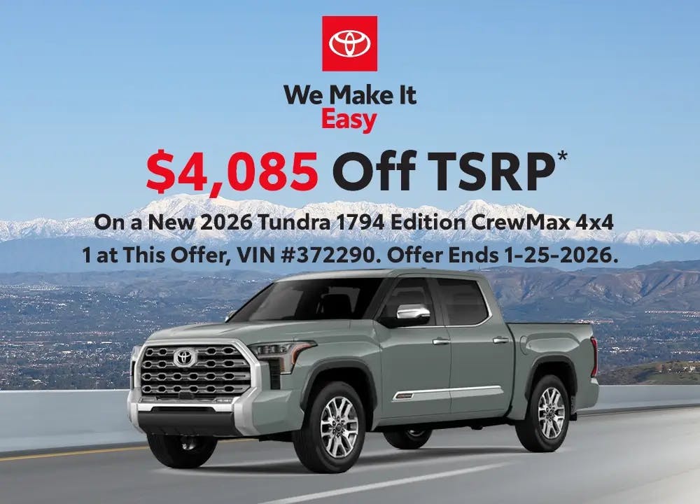 2026 Toyota Tundra 1794 Edition 4×4 | Toyota Place