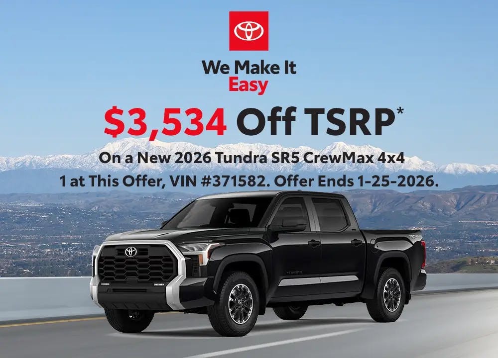 2026 Toyota Tacoma SR5 CrewMax 4×4 | Toyota Place