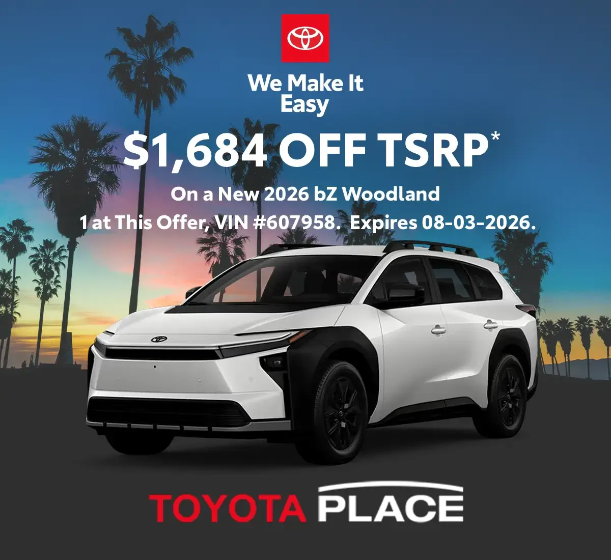 2026 Toyota bZ Woodland | Toyota Place
