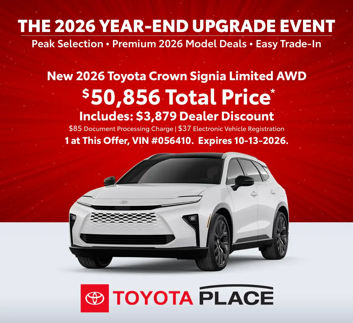New 2026 Toyota Crown Signia Limited AWD | Toyota Place