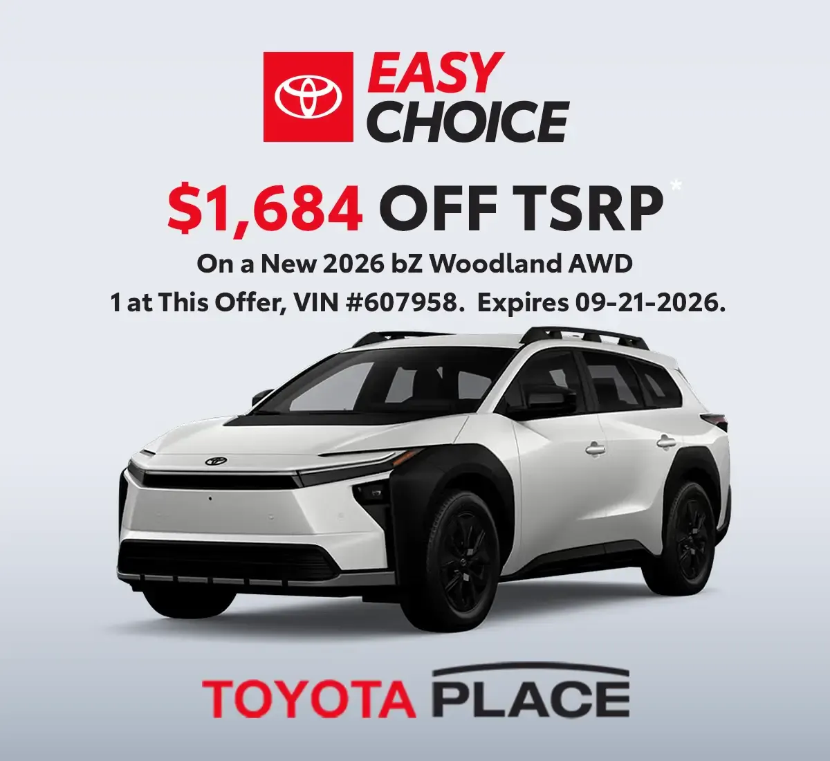 2026 Toyota bZ Woodland AWD | Toyota Place