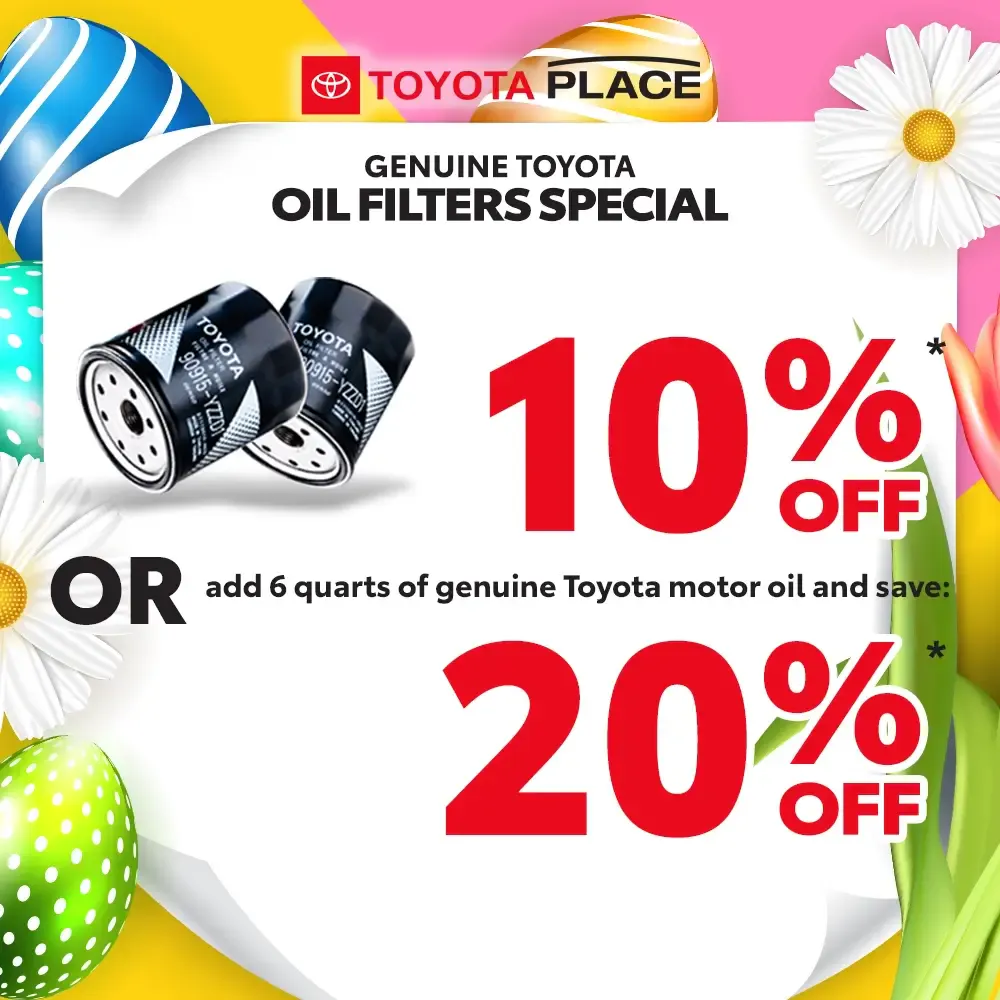 Genuine Toyota Oil Filter Special | Toyota Place