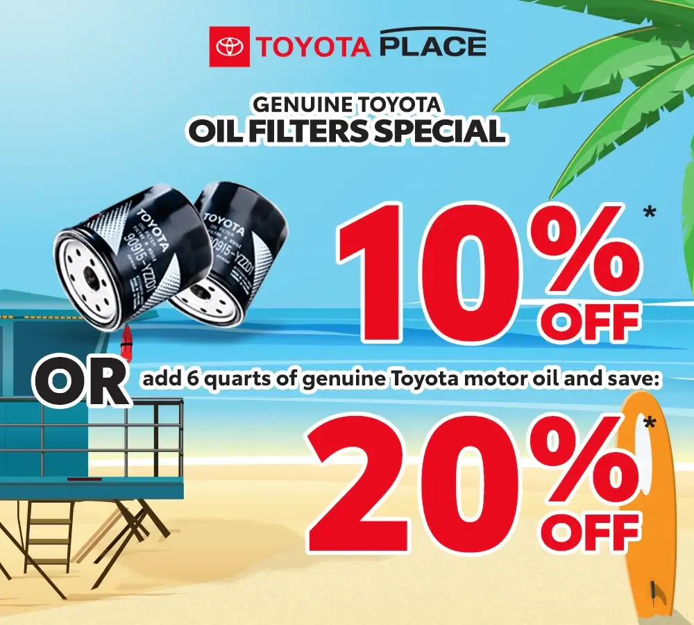Genuine Toyota Oil Filter Special | Toyota Place