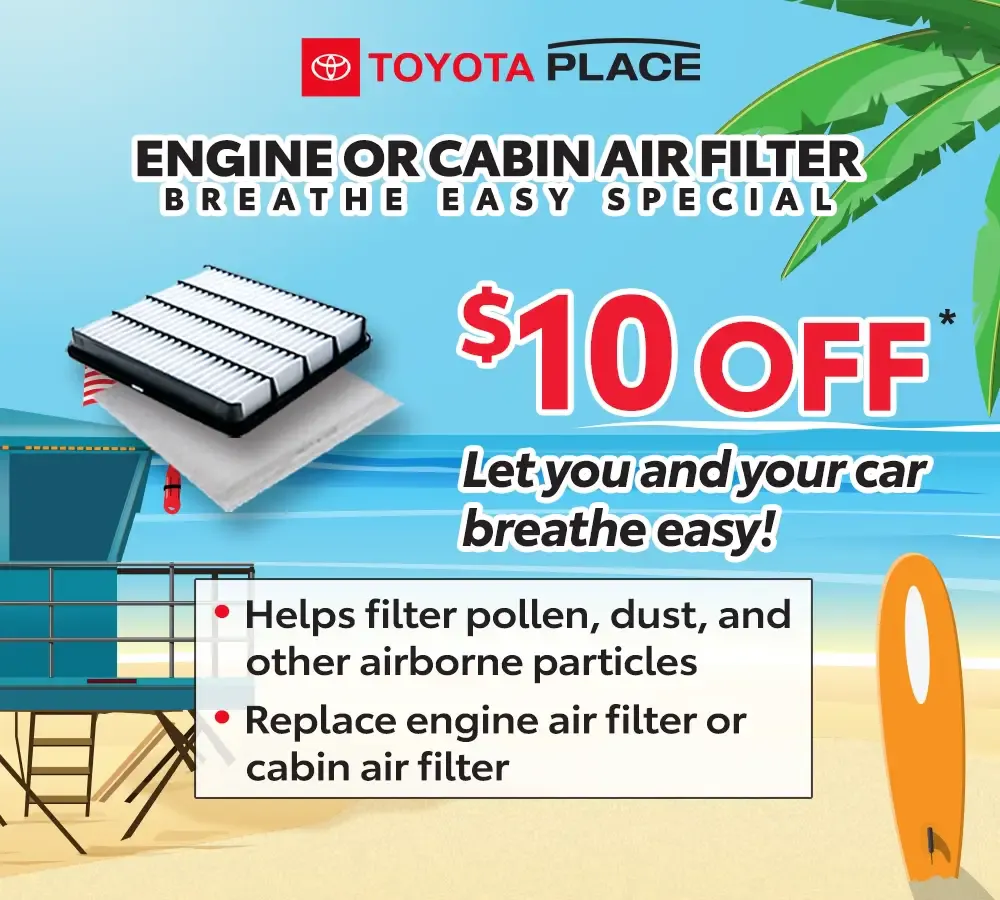 Engine or Cabin Air Filter Breathe Easy Special | Toyota Place