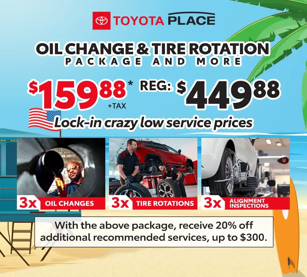 Oil Change & Tire Rotation Package and More | Toyota Place