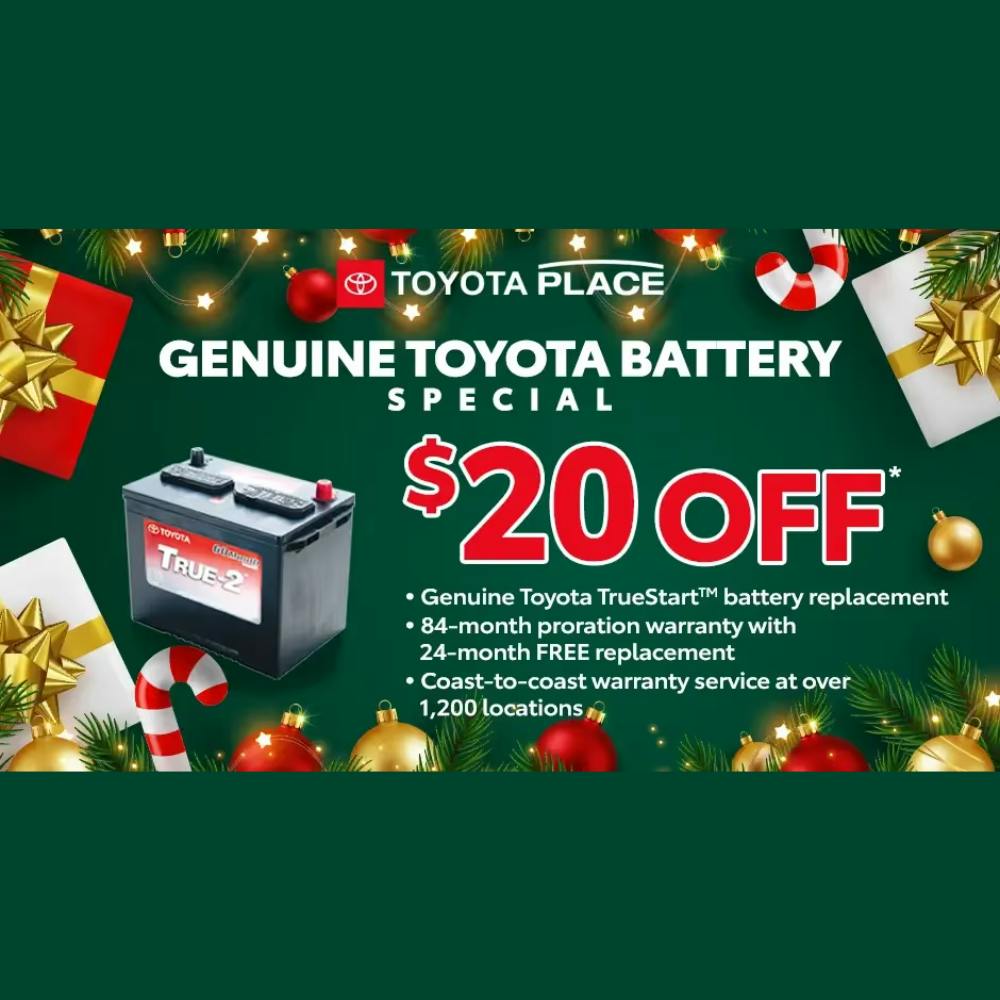 Genuine Toyota Battery Special | Toyota Place