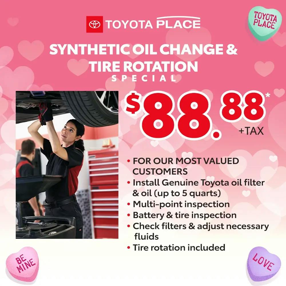 Oil Change & Tire Rotation Special | Toyota Place
