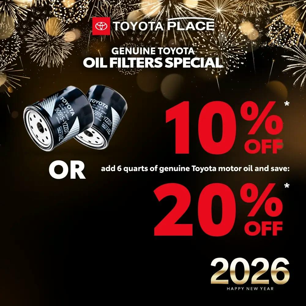 Genuine Toyota Oil Filter Special | Toyota Place