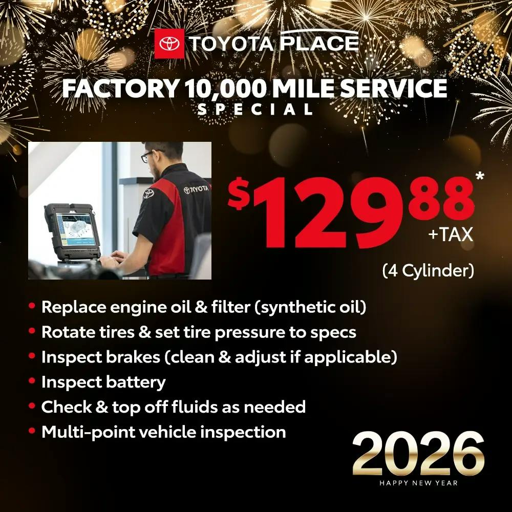 Factory 10,000 Mile Service Special | Toyota Place