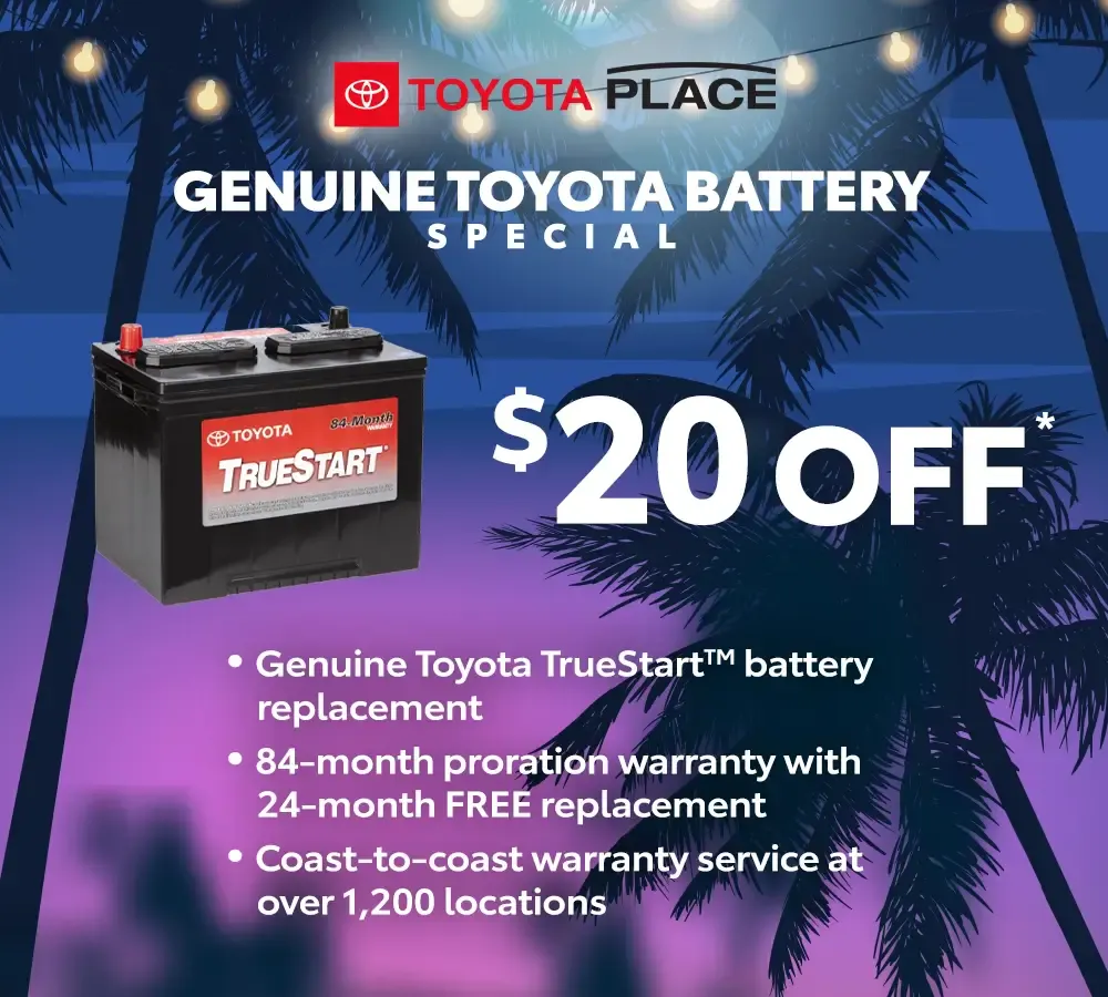 Genuine Toyota Battery Special | Toyota Place