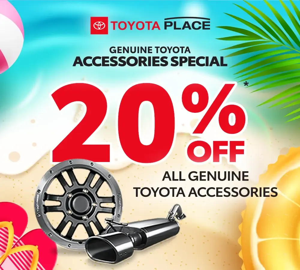Genuine Toyota Accessories Special | Toyota Place