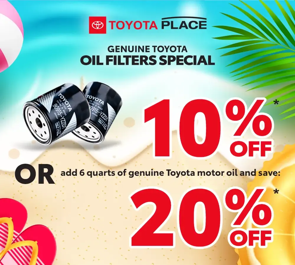 Genuine Toyota Oil Filter Special | Toyota Place