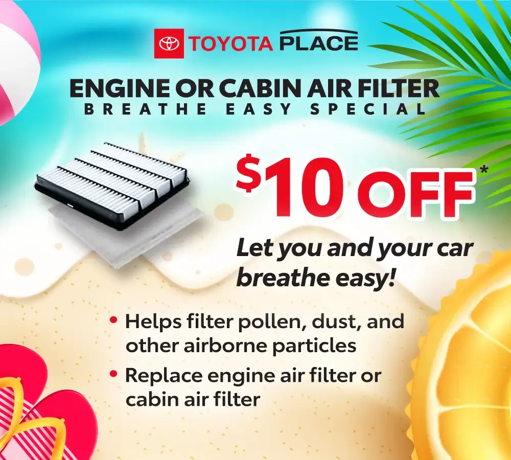 Engine or Cabin Air Filter Breathe Easy Special | Toyota Place