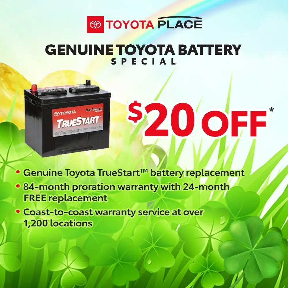 Genuine Toyota Battery Special | Toyota Place