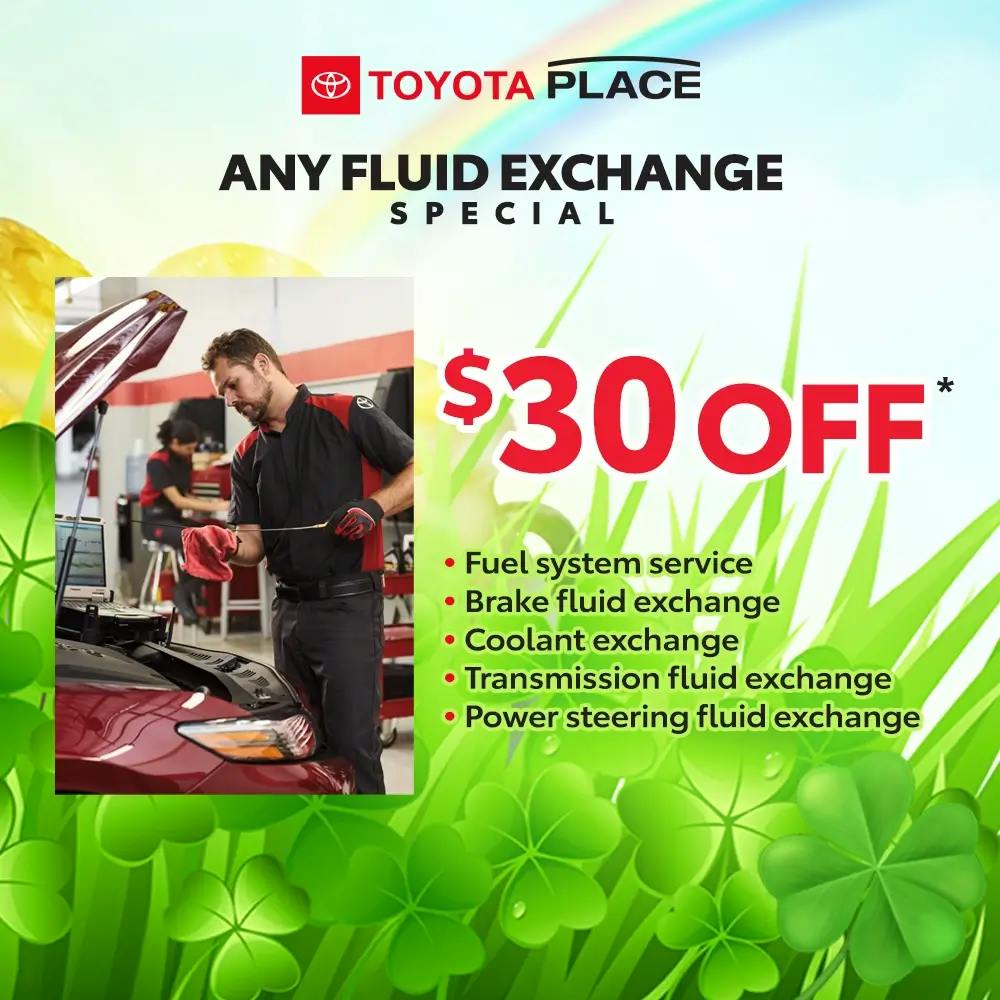 Any Fluid Exchange Special | Toyota Place