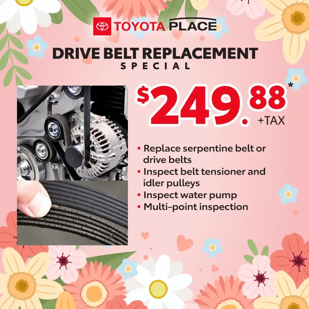 Drive Belt Replacement Special | Toyota Place
