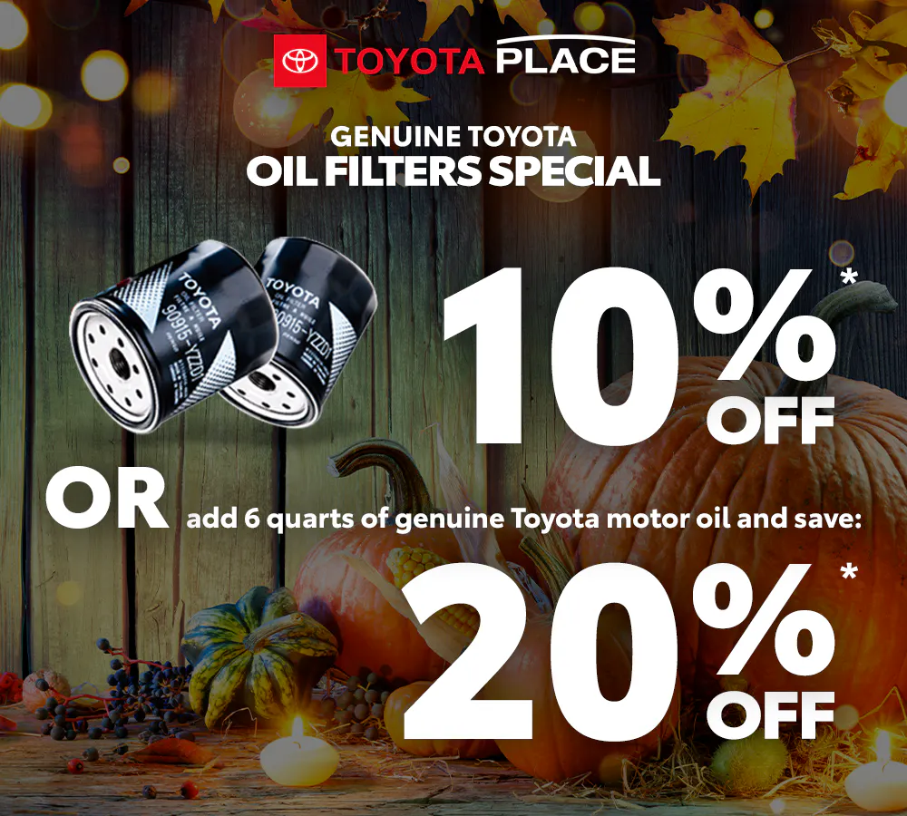 Genuine Toyota Oil Filter Special | Toyota Place