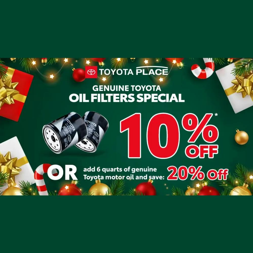 Genuine Toyota Oil Filter Special | Toyota Place