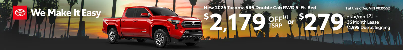 July 2026 – We Make it Easy – Tacoma