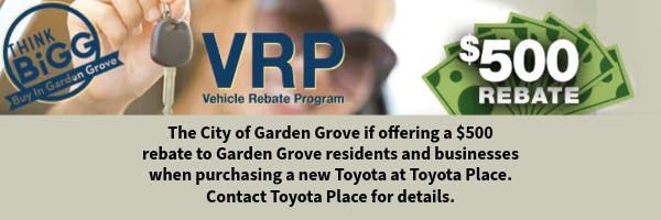 Vehicle Rebate Program | Toyota Place