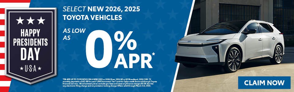 0% APR | Toyota Place