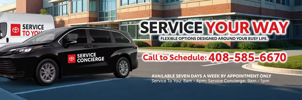 Mobile Service now available! | Toyota Sunnyvale