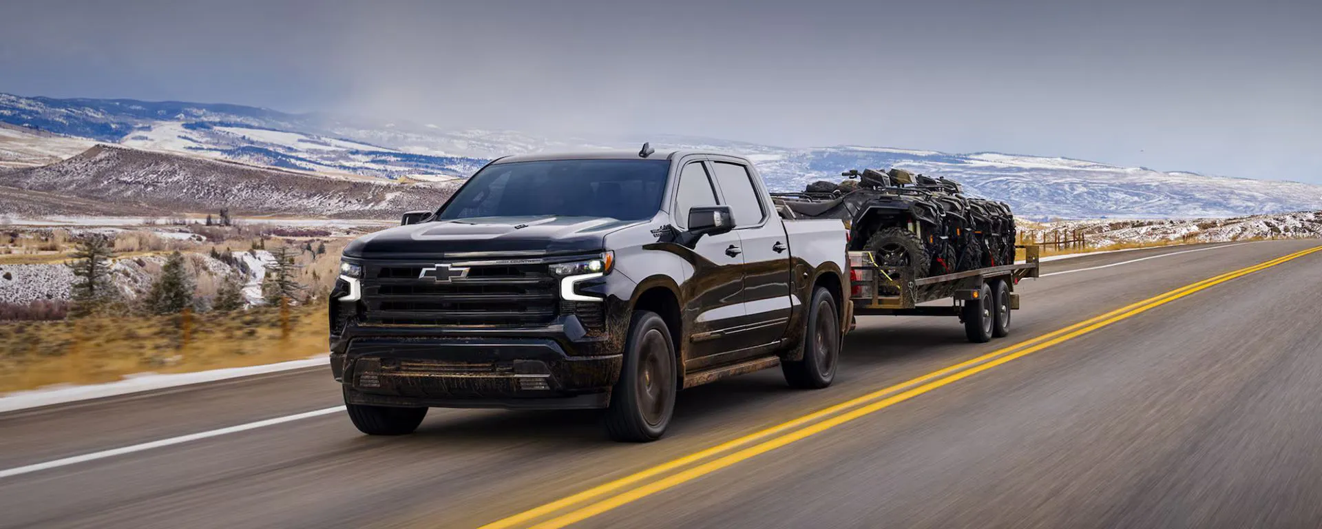 2025 silverado 1500 hauling a trailer