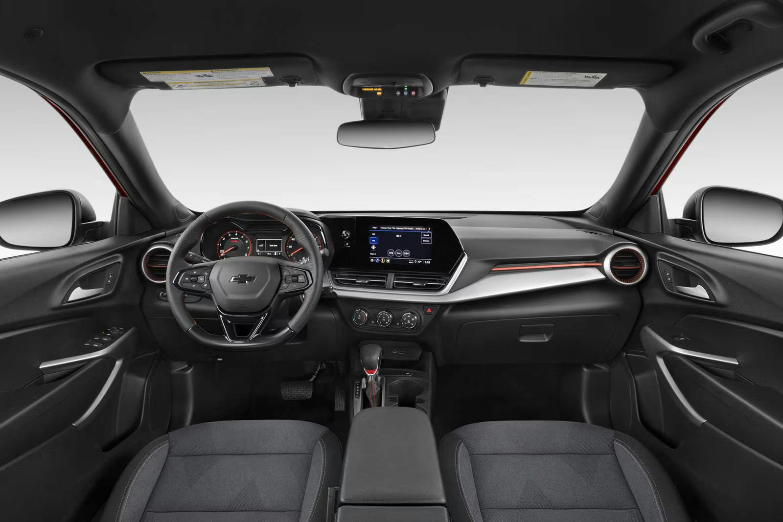 The front dash in a trax.