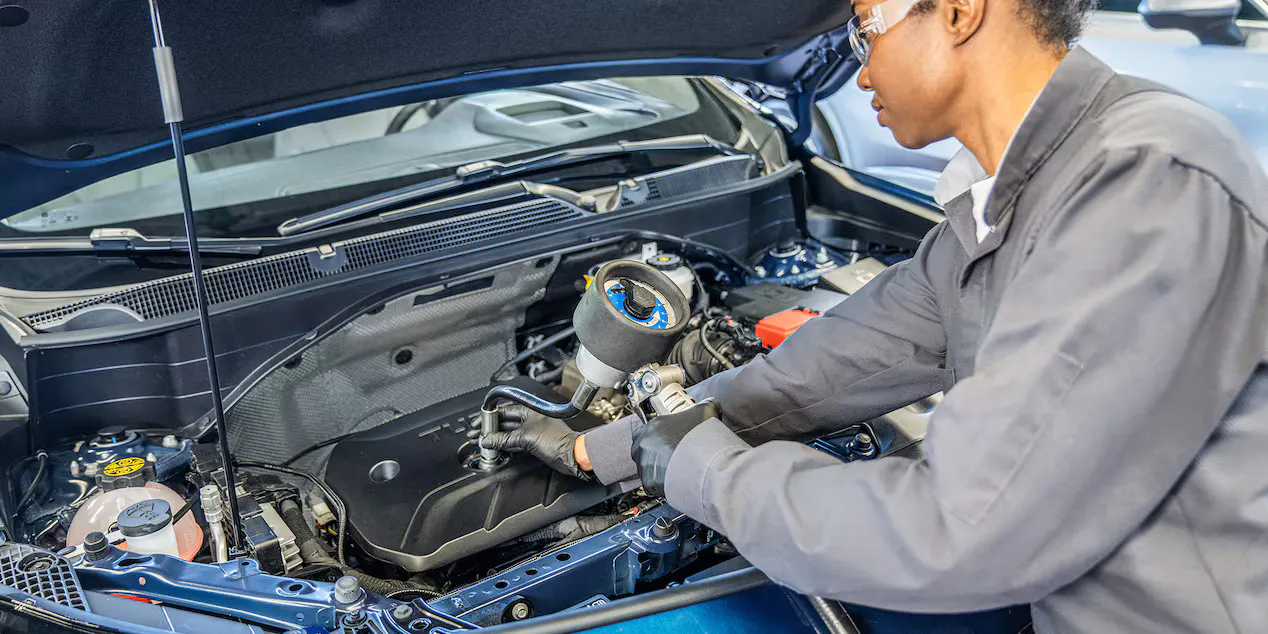 Oil change service