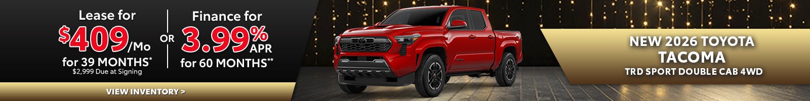 New 2026 Toyota Tacoma